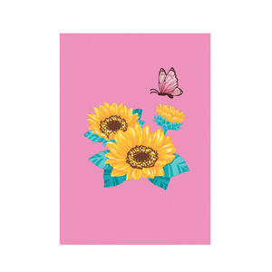 Tarjeta de felicitación emergente rosa con diseño de mariposa, temática floral, tarjeta hecha a mano con mariposas, fabricante de Vietnam, tarjeta emergente 3D, manualidades en papel. - Product Image 5