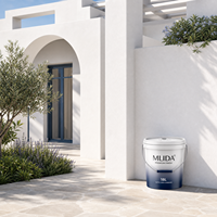 Revêtement extérieur imperméable et élastique pour murs, résistant aux fissures, à l'humidité et aux intempéries, pour grandes façades de bâtiments, couleur personnalisée