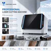 Machine de découpe laser à fibre 4040 haute précision 800W, découpeuse laser de bureau pour aluminium, cuivre, acier inoxydable, acier au carbone