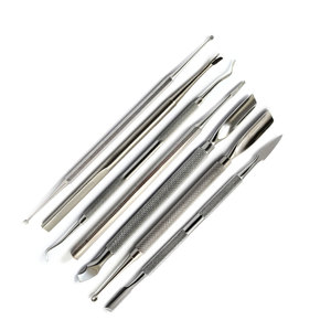 Ensemble professionnel d'outils de soin des ongles en acier inoxydable, 9 pièces, pousse-cuticules, cuillère, nettoyeur d'ongles, soin des doigts, manucure, pédicure - Product Image 4