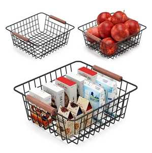 Creative Black Metal <b>Wire</b> Apple Shape Fruit Bowl Decorative Tabletop Centerpiece <b>Basket</b> Kitchen Countertop Fruit Storage Tray - Product Image 6