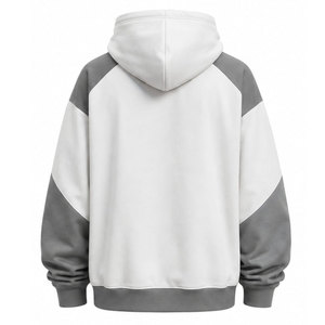 Sudadera con Capucha Unisex de Manga Raglán, Color Sólido, Diseño con Bolsillo, Impresión por Transferencia de Calor, Ropa Casual de Otoño, Corte Regular - Product Image 3