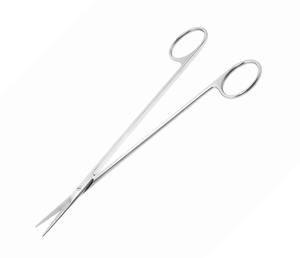 กรรไกรตัดหลอดเลือดแบบตรง 7 นิ้ว ใบมีดเฉียง ปลายทู่ ด้ามจับแบบวงแหวน อุปกรณ์ผ่าตัด เกรดทางการแพทย์ ได้รับการรับรองมาตรฐาน CE - Product Image 4