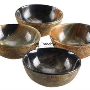 Cuenco Decorativo Premium con Forma de Cuerno de Ángel Hecho a Mano por Tradebyd - Product Image 1