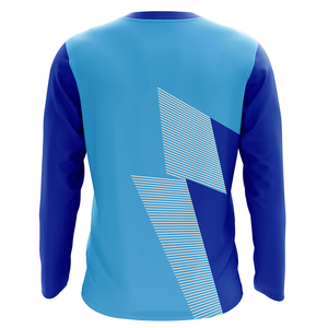 Wholesale Soccer Goalkeeper Jersey With Your Logo Long Sleeve Breathable Polyester Professional <b>Padded</b> Goalkeeper Jersey - Product Image 2