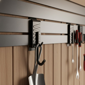 Single Garage <b>Hook</b> Heavy Duty Wall Mount <b>Hook</b> Rail System Steel Storage <b>Hook</b> for <b>Tools</b> Hose Cable 20kg Capacity OEM GAPGAR012 - Product Image 5