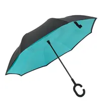 مظلة شاطئ للوقاية من أشعة الشمس من طبقة مزدوجة مع طباعة عناصر مخصصة حسب الطلب مطبوعة للفنادق ومظلة ترويجية للجولف وهوت دوج