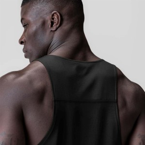 Camiseta sin mangas para hombre, ajustada, transpirable, para entrenamiento, chaleco deportivo, servicio OEM ODM disponible hoy - Product Image 3