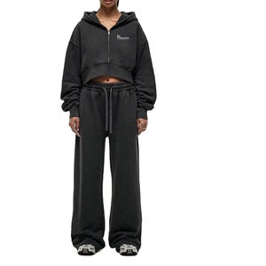 Women two piece tracksuit set oversized hoodie and jogger <b>pants</b> casual street style outfit soft comfortable sportswear gym wear - Product Image 1
