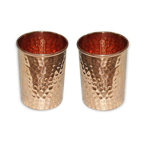 Gobelets en cuivre pur martelé faits à la main pour la vente en gros – Verres ayurvédiques pour hôtels, restaurants, vaisselle et cadeaux d'entreprise - Product Image 3