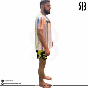 Camiseta Deportiva Unisex Rubabull de Alto Rendimiento, Secado Rápido, Impresión Personalizada, para Fitness, Entrenamiento, Running, Gimnasio, Tela Drifit - Product Image 4