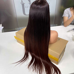 Peluca de cabello humano real, puntas de chocolate rectas de hueso, extensiones de cabello, precio mayorista de fábrica - Product Image 4