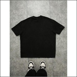Camiseta de Algodón Grueso para Hombre, Estilo Americano, Lavado Ácido, Aspecto Vintage Desgastado, Moda Urbana, Nueva Colección 2026 - Product Image 2