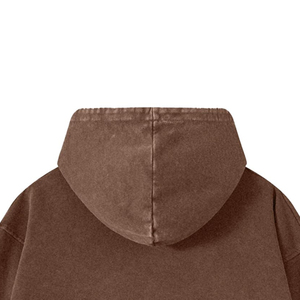 Men's Lightweight Zipper Hoodie In Low MOQ Breathable Long Sleeve Acid <b>Wash</b> Hoodies For Autumn And Daily Wear - Product Image 4