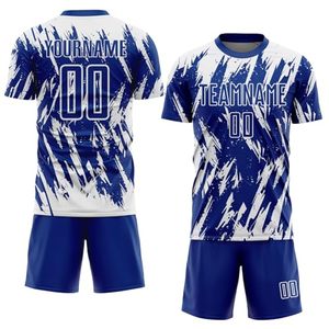 Uniformes de entrenamiento de fútbol personalizados, conjunto de camiseta deportiva de manga corta y pantalones cortos con estampado de alta calidad - Product Image 2