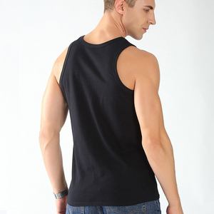 Versatile Sports Vest Fitness Enthusiasts Quick-Dry Lightweight Spandex/Cotton Fabric Summer Tank Sleeve Style <b>Singlet</b> Letter - Product Image 4