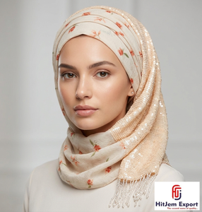 <b>Printed</b> Head Scarf Lightweight Square Scarves Women Fashion <b>Accessories</b> Bulk Supply OEM Customized Fabric Manufacturer Supplier - Product Image 5