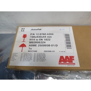 Filtre ASTROPAK AAF 12-9760-4204 AAF 198X930X44MM - Équipements et pièces semi-conductrices de renommée mondiale à confiance - Product Image 1