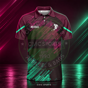 Maillot de billard personnalisé imprimé par sublimation, respirant, anti-humidité, en polyester, pour hommes, design 9 boules, séchage rapide, style sportif - Product Image 2