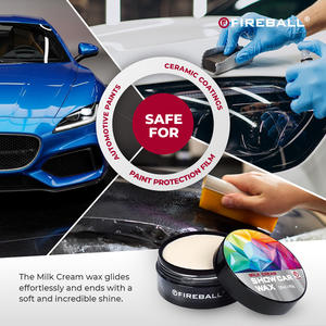 Crema de Leche Fireball (Wax Show) para Autos, 150 ml, Brillo Intenso, Protección de Pintura para Todos los Acabados de Pintura Automotriz, Realza el Color - Product Image 4