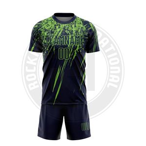Ensemble d'uniformes de football professionnels en tissu premium, maillot et short pour hommes, femmes et jeunes, tenue d'équipe - Product Image 1