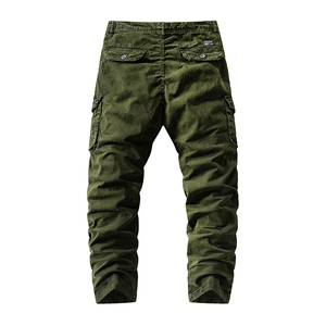 New Tactical Cargo Pants Men <b>Trousers</b> Pants Multiple Pockets Working Hiking Casual Plus Size men's pants washed - Product Image 3
