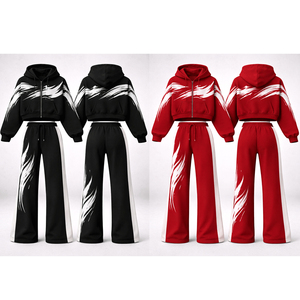 trending Oversized Custom <b>Screen</b> Printing Trending Tracksuit Premium Printing Casual Street Style Tracksuit For Men - Product Image 5
