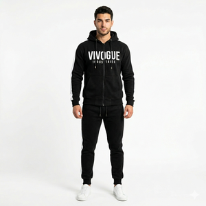 OEM Custom Tracksuit Men Sublimation Print <b>Jogging</b> <b>Suit</b> Sportswear Gym Wear Private Label Wholesale Cotton Tracksuits - Product Image 1