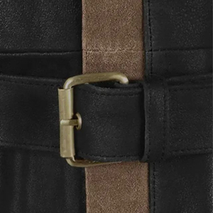 เสื้อโค้ทหนังแท้แบบยาว ปรับแต่งได้ สำหรับผู้ชายและผู้หญิง - Product Image 5