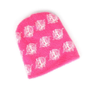 Gorro de Mohair a la Moda con Forro Polar Grueso, Bordado 3D, Patrón de Personajes Personalizado y Logotipo Impreso - Product Image 5