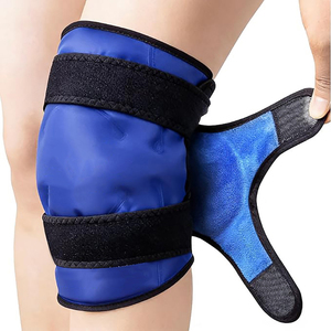 Genouillère en tricot léger avec coussinet en silicone pour la rotule et support latéral à ressort pour les modes de vie actifs - Product Image 1