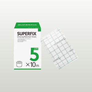 Vendajes médicos Superfix 5cm x 10m, rollo de vendaje adhesivo no tejido, cinta de vendaje, vendaje de gasa médica - Product Image 1
