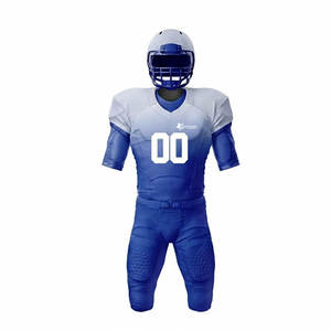 Uniforme de Fútbol Americano Profesional para Equipo, Poliéster Ligero, Transpirable, Ecológico, Diseño Cómodo y Elástico para el Día del Partido - Product Image 1