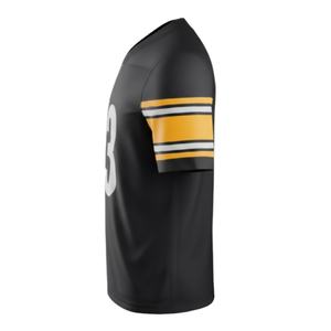 OEM Custom Design Your Own Brand American Football Jersey <b>Men</b> <b>s</b> Training Wear <b>V</b> <b>neck</b> Sublimated Professional Sports Jersey - Product Image 2
