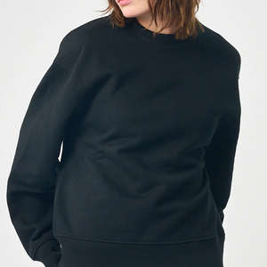Sudaderas de Algodón de Manga Larga para Mujer, Transpirables, con Logotipo Frontal Personalizable, Sudaderas de Algodón para Mujer OEM - Product Image 5