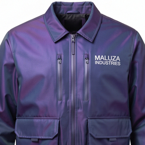Chaqueta Bomber Reversible Personalizada de Lona Ecológica Impermeable, Estilo Retro Unisex, Corte Ajustado, Prenda Exterior de Vuelo, Tacto Suave y Acanalado - Product Image 5