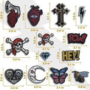 Badge Appliqué pour Vêtements, Accessoires et Artisanat Textile – Accent Décoratif à Coudre pour Broderie Personnelle de Haute Qualité - Product Image 2