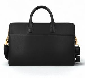 Sac pour ordinateur portable VELANO HIDES en cuir véritable de qualité supérieure |   Porte-documents d'affaires élégant et luxueux unisexe |   Léger, imperméable et durable - Product Image 4