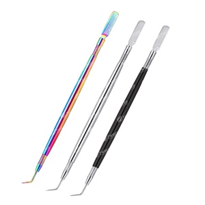 Meilleur outil de levage de cils en acier inoxydable fait à la main avec peigne de différentes formes pour l'application de sourcils Prix compétitif - Product Image 4