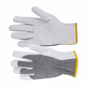 Guantes de Trabajo Resistentes de Cuero de Cabra, Protección Personal, Resistentes al Calor y a las Chispas, Duraderos, Protección para las Manos - Product Image 6