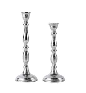 Ensemble de 2 bougeoirs en aluminium pour la décoration de la maison et des mariages, taille personnalisable, écologique et durable. - Product Image 4