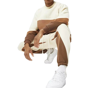 High Quality Premium Custom Sport Tracksuits For <b>Men</b> Athletic Autumn Casual Jogging Running Training Two Piece Fleece Pants Set - Product Image 6