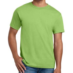 T-shirt décontracté d'été pour homme, blanc, 100% coton, à séchage rapide, manches courtes, imprimé numérique personnalisé, coupe ample et classique - Product Image 1