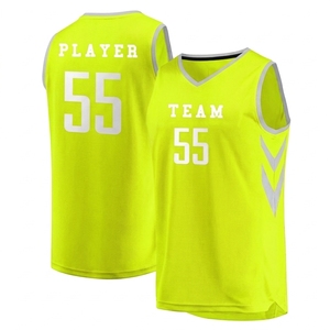 Créez votre propre tenue de basket-ball d'équipe avec logo et numéro, haut réversible respirant, ensemble de maillots de basket-ball - Product Image 4