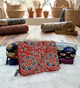 Bolsa de Mano de Algodón Pintada a Mano, Antirrobo, Estilo Vintage, para Cosméticos, Cartera, Sobre para Guardar Objetos Diarios - Product Image 2