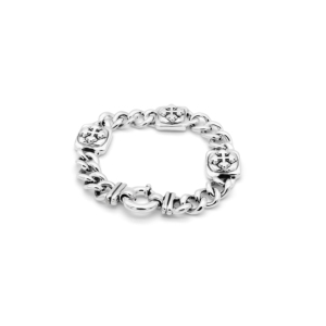 สร้อยข้อมือโซ่ลายกรีกครอสเมดัลเลียน - Product Image 1