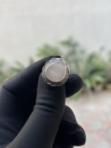 Smooth Bezel Setting 925 Sterling Silver Oval Handmade Women's <b>Rings</b> Classic Party Wedding Gift Jewelry - Product Image 3