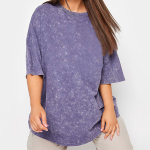 Camiseta de Mujer de Alta Calidad con Lavado Ácido, Tela Ligera y Suave, Camiseta de Mujer con Lavado Ácido, Atuendo Diario Elegante - Product Image 1