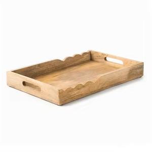 Bandeja de Servir de Madera Minimalista, Elegante Tabla para Servir Té, Café y Aperitivos para Interiores Contemporáneos - Product Image 2
