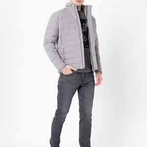 Veste d'hiver chaude pour homme, style streetwear, doudoune matelassée personnalisée en polyester pour homme, vente en gros - Product Image 4